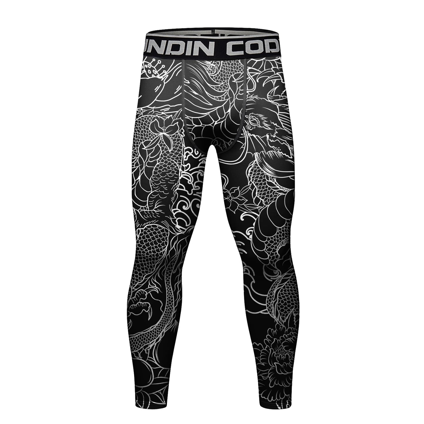 Cody Lundin Men's Training Tight Workout Pant Trousers Fitness Jiu Jitsu Bjj Compression Leggings High Elasticity Grappling Pant