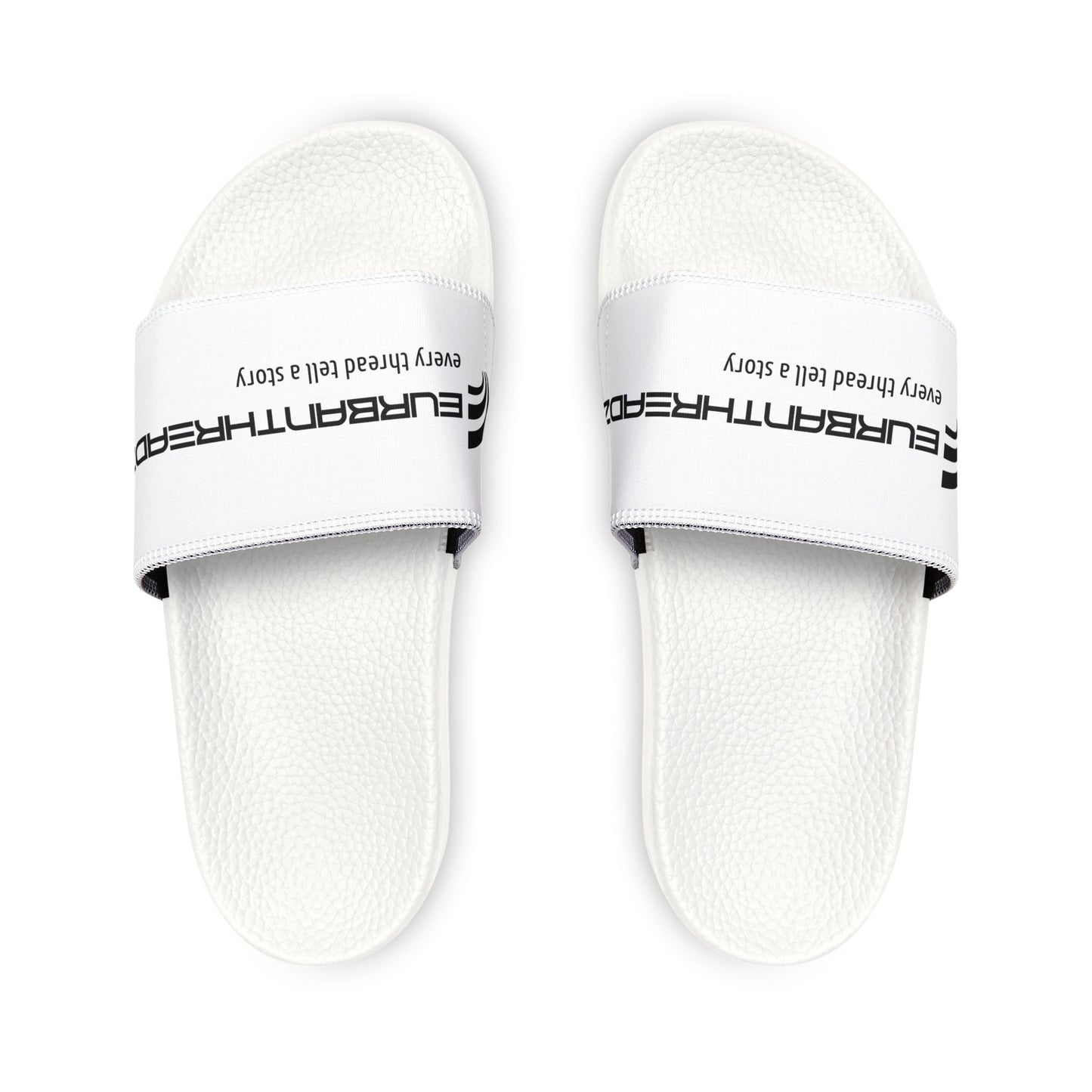 Youth Removable-Strap Sandals - Comfortable Summer Slides with Stylish Text - Eurbanthreadz