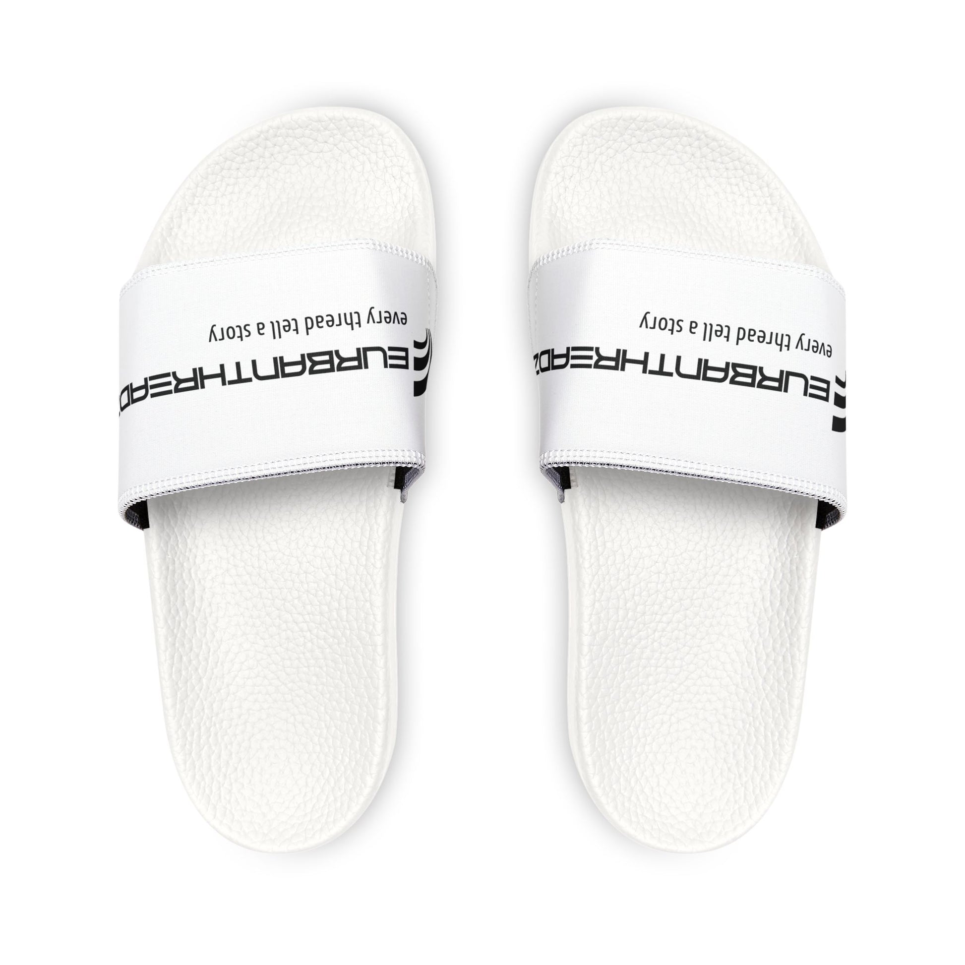 Youth Removable-Strap Sandals - Comfortable Summer Slides with Stylish Text - Eurbanthreadz