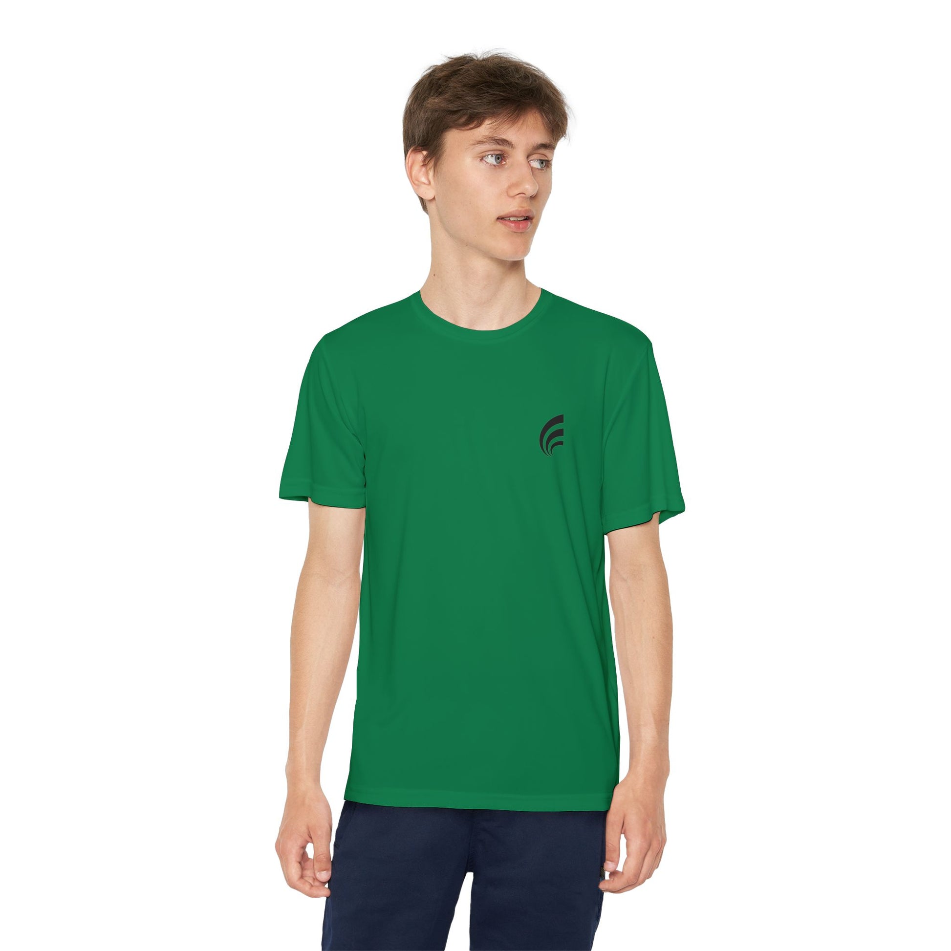 Youth Competitor Performance Tee - Lightweight Athletic Shirt for Active Kids - Eurbanthreadz