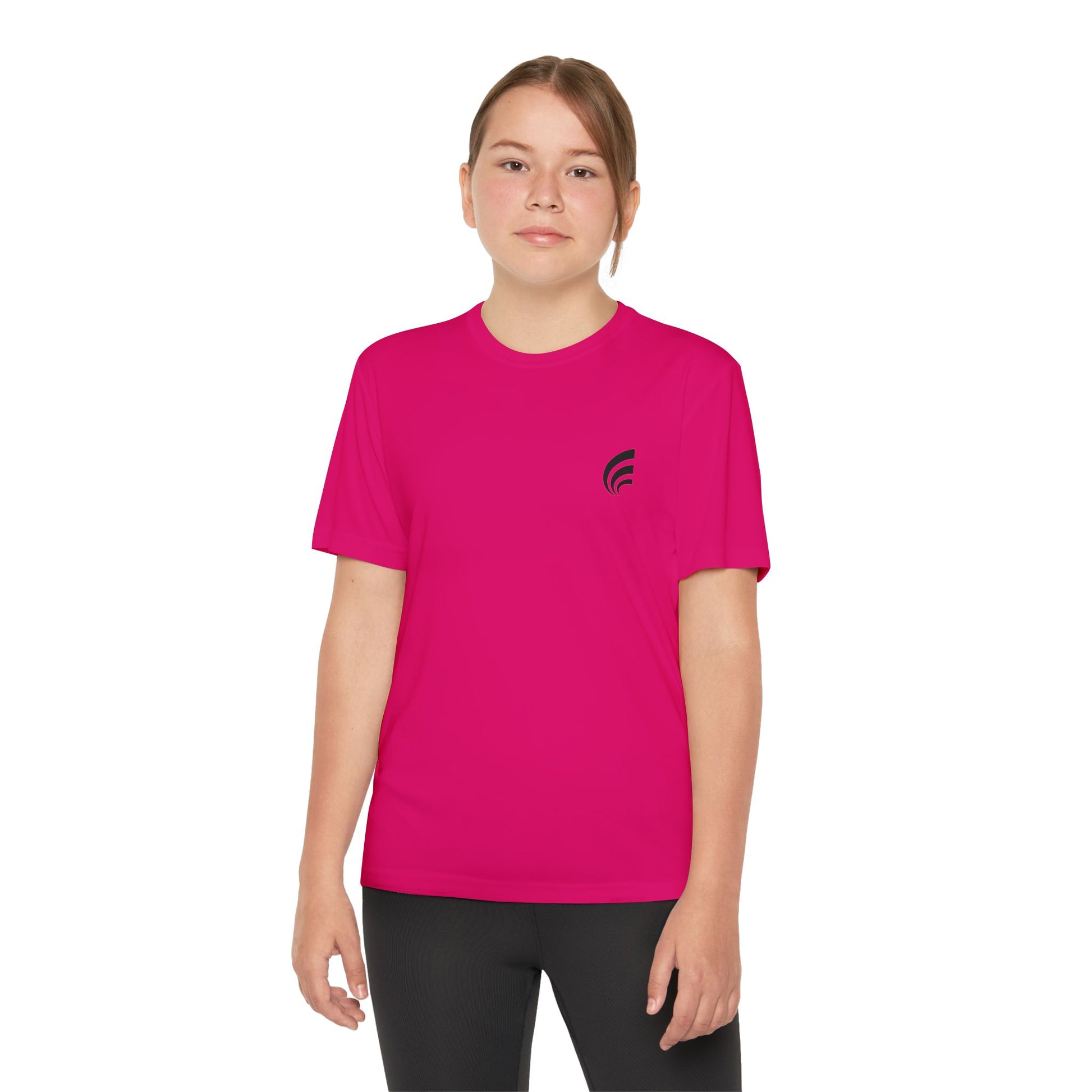 Youth Competitor Performance Tee - Lightweight Athletic Shirt for Active Kids - Eurbanthreadz