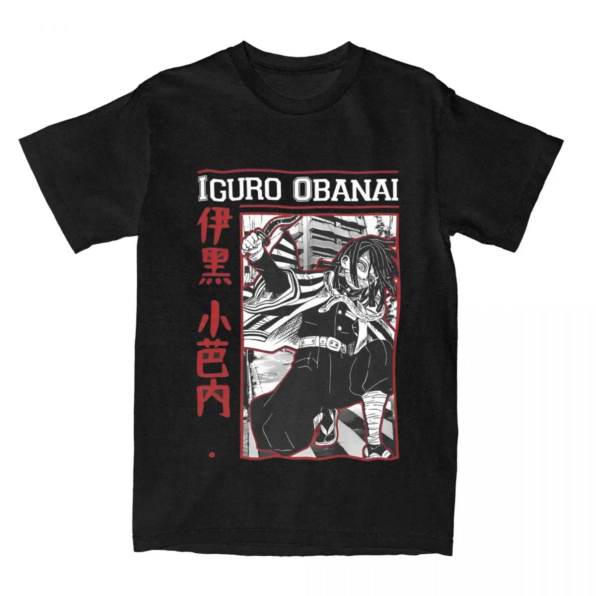 Japanese Manga Anime Graphic T Shirt Men Women's Pure Cotton Vintage T-Shirts Crewneck Tees Short Sleeve Tops Unique