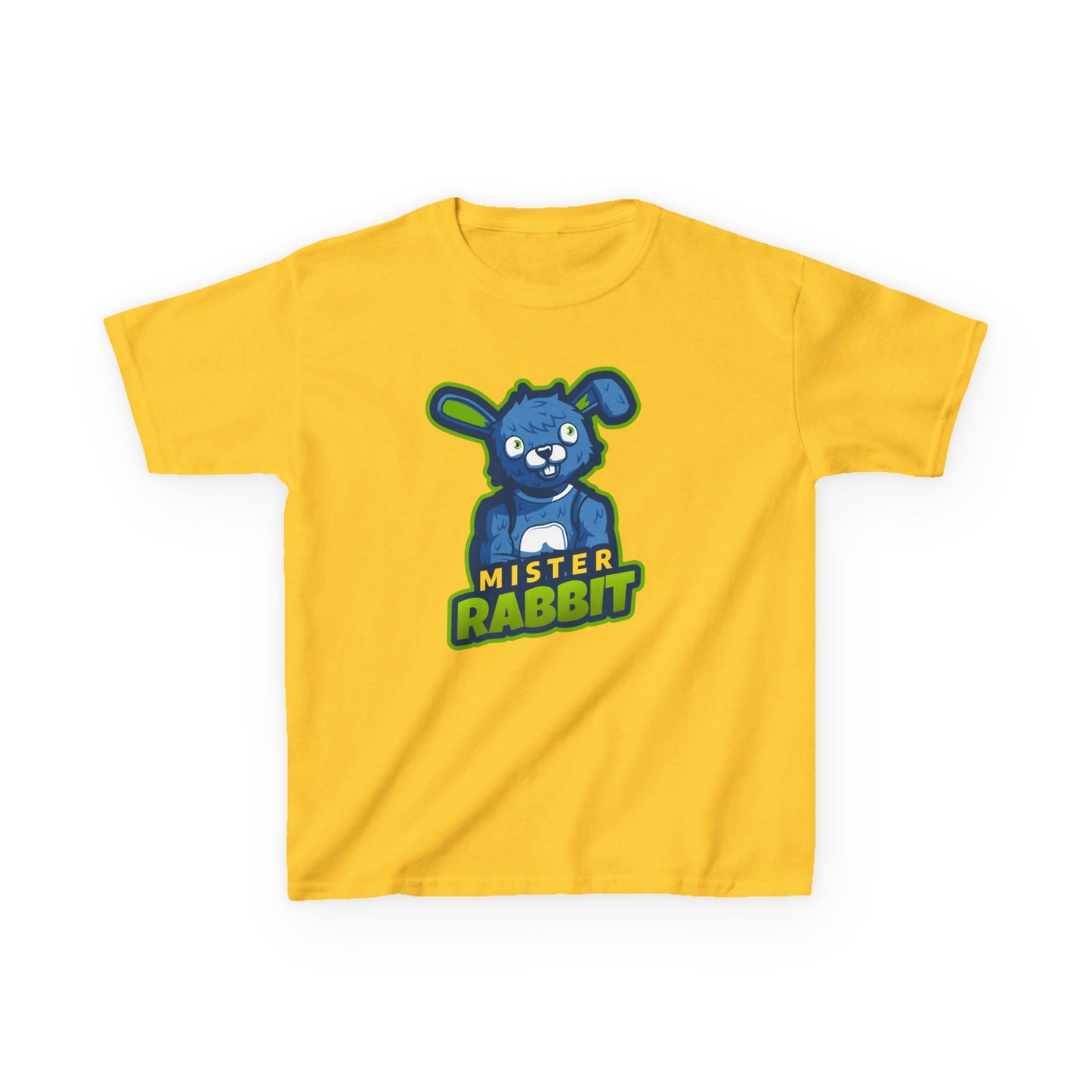 Mister Rabbit Kids Heavy Cotton Tee - Fun Graphic Tee for Playful Children - Eurbanthreadz