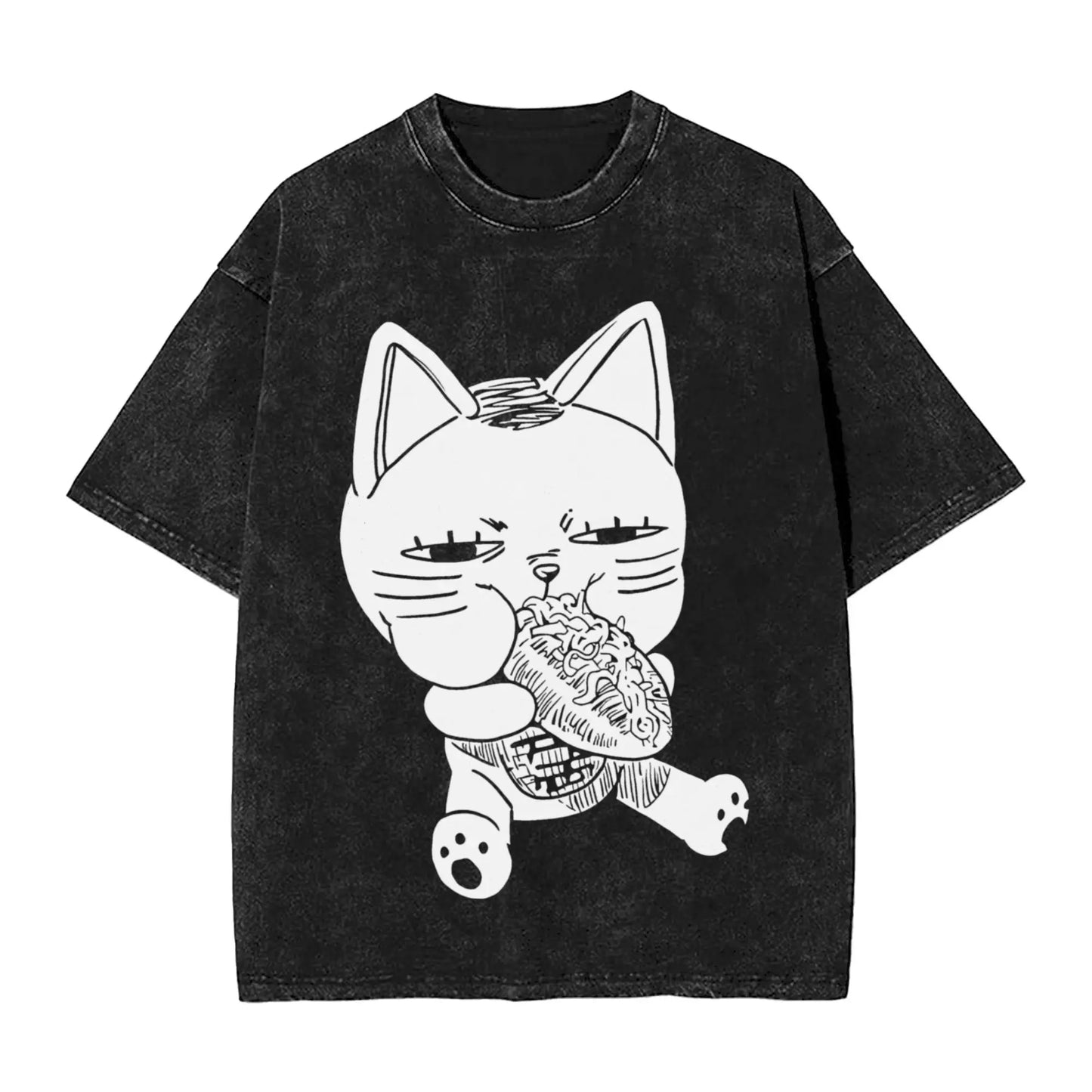 Dandadan Manga Anime  Washed T Shirt Streetwear Hip Hop Fashion T-Shirt Action Comedy  Tee Shirt Men Women Short Sleeve Summer