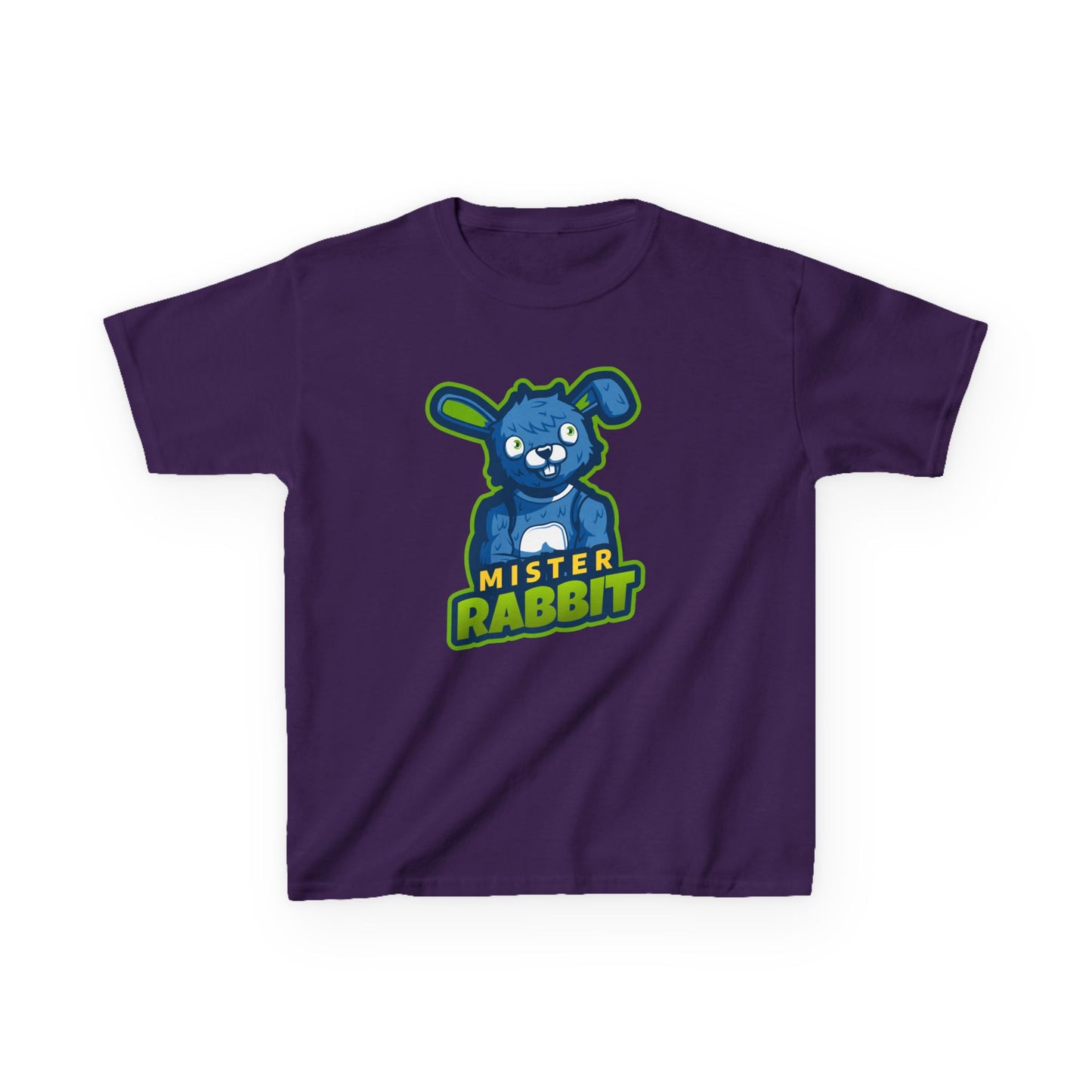 Mister Rabbit Kids Heavy Cotton Tee - Fun Graphic Tee for Playful Children - Eurbanthreadz