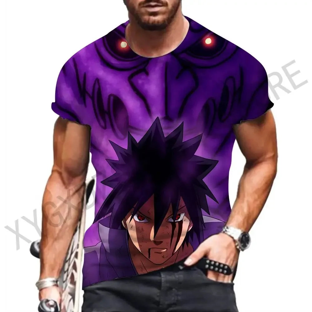 Men's T-shirt Hip Hop Tops Ninja Y2k Streetwear Harajuku Style Clothes Anime Gift Fashion Shirts New Essentials T-shirts 2023