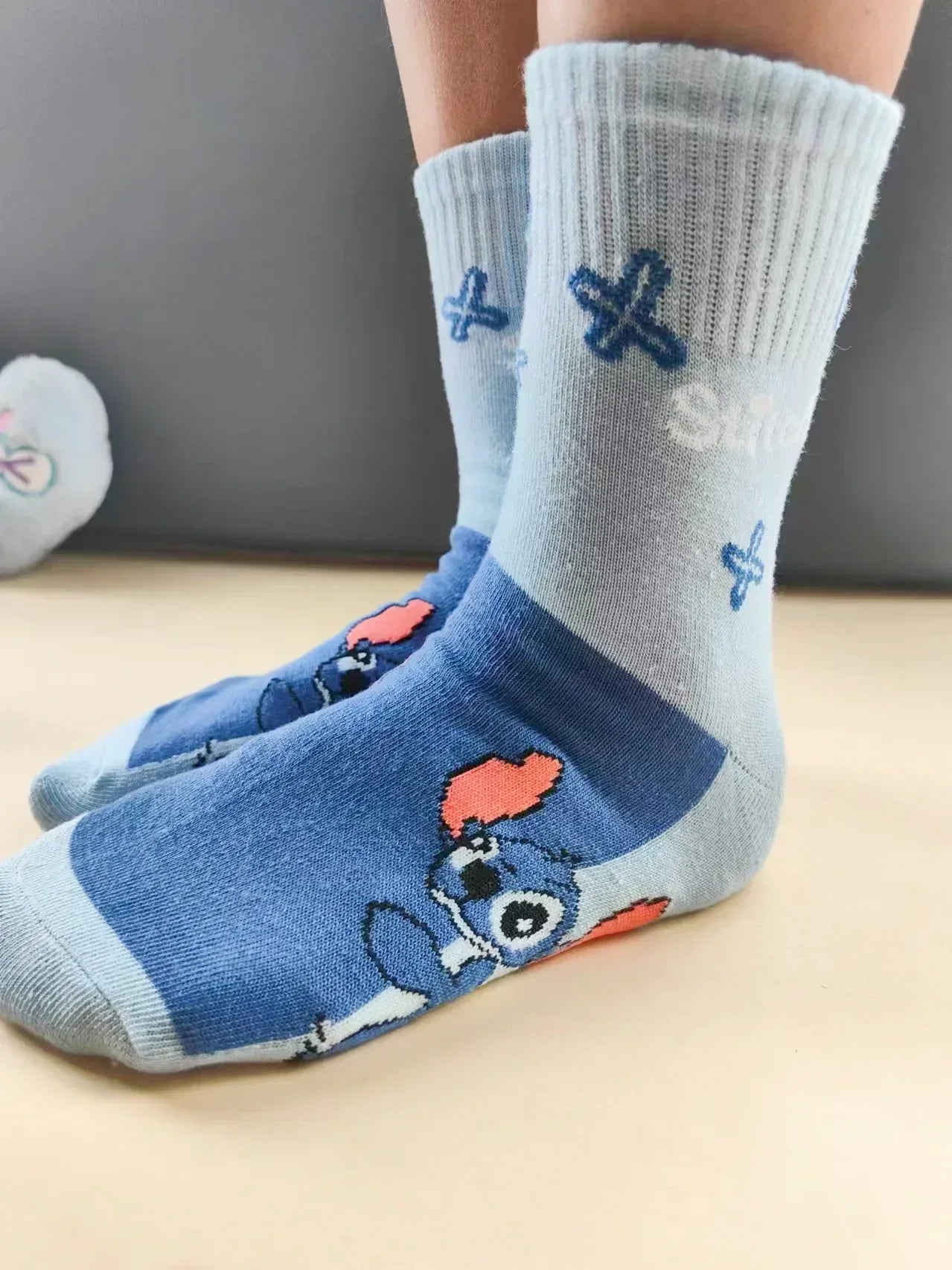 Disney Stitch Girls Anime Socks Kawaii Lilo & Stitch Man Short Socks Cartoon Children Woman Socks Kids Christmars Gifts