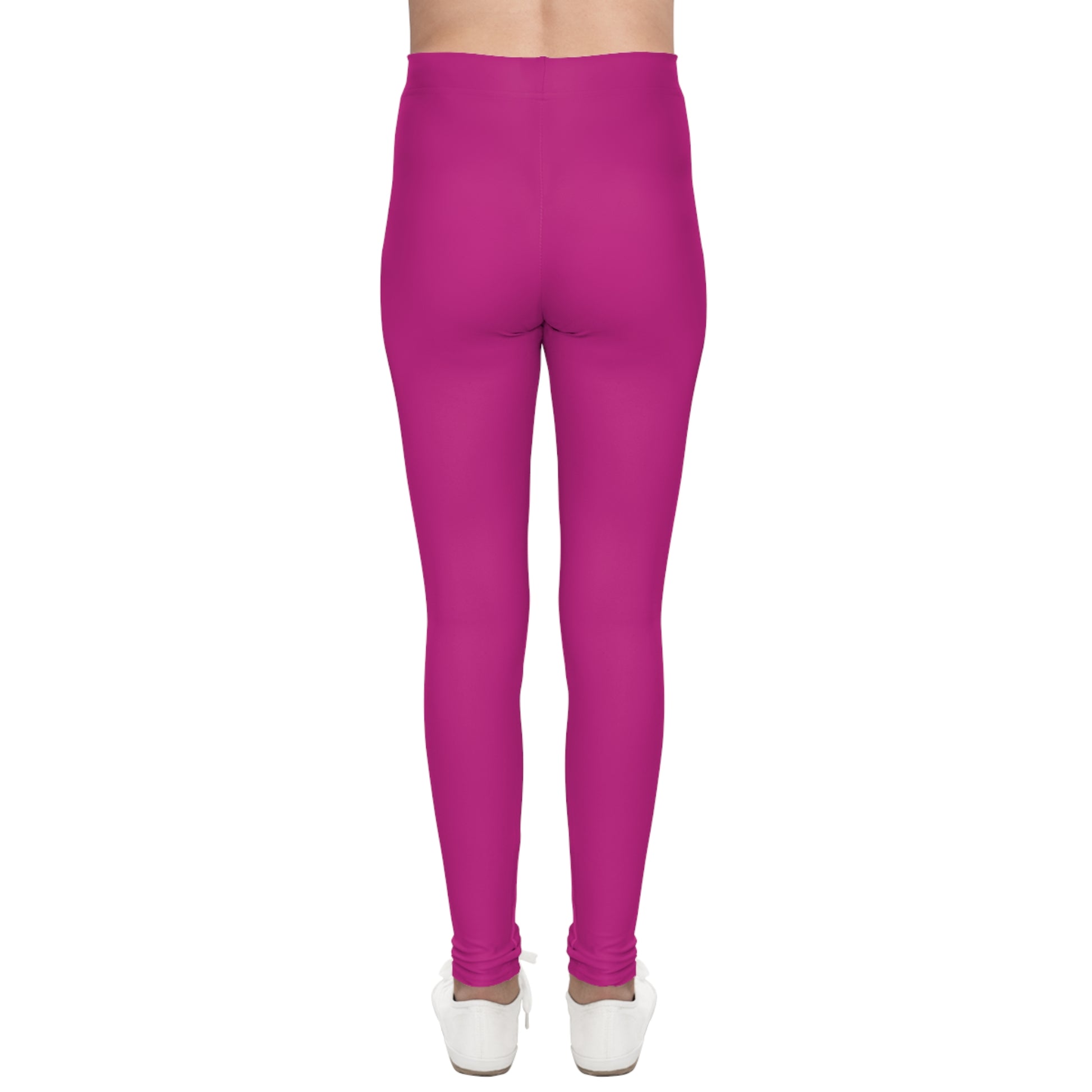 Vibrant Pink Youth Leggings for Active Kids - Eurbanthreadz