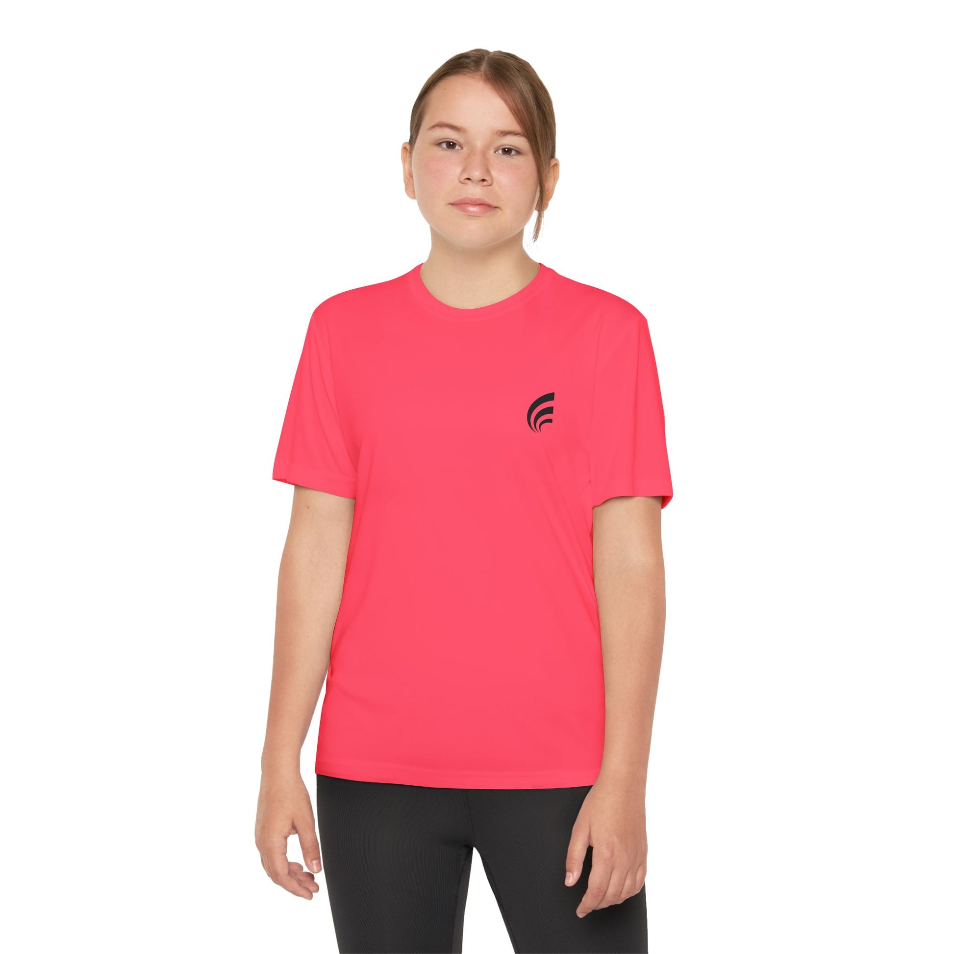 Youth Competitor Performance Tee - Lightweight Athletic Shirt for Active Kids - Eurbanthreadz