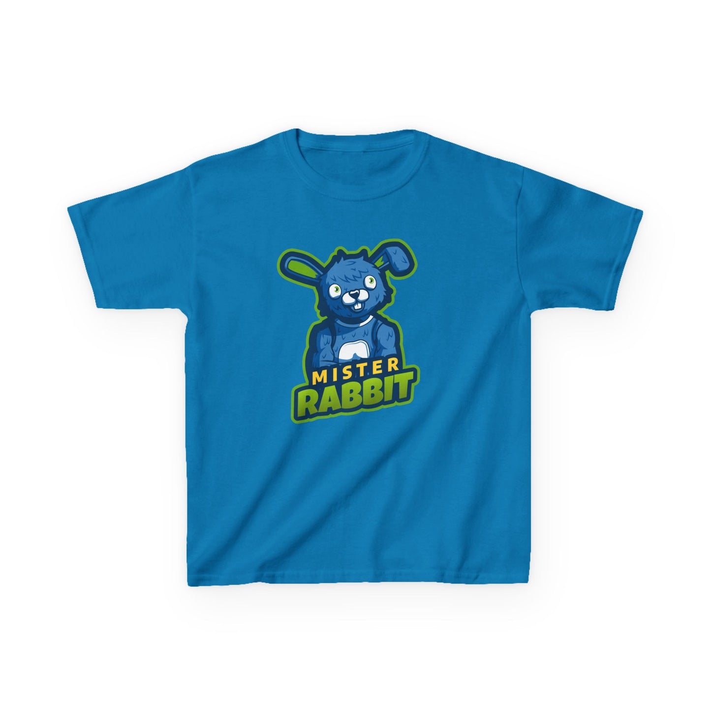 Mister Rabbit Kids Heavy Cotton Tee - Fun Graphic Tee for Playful Children - Eurbanthreadz