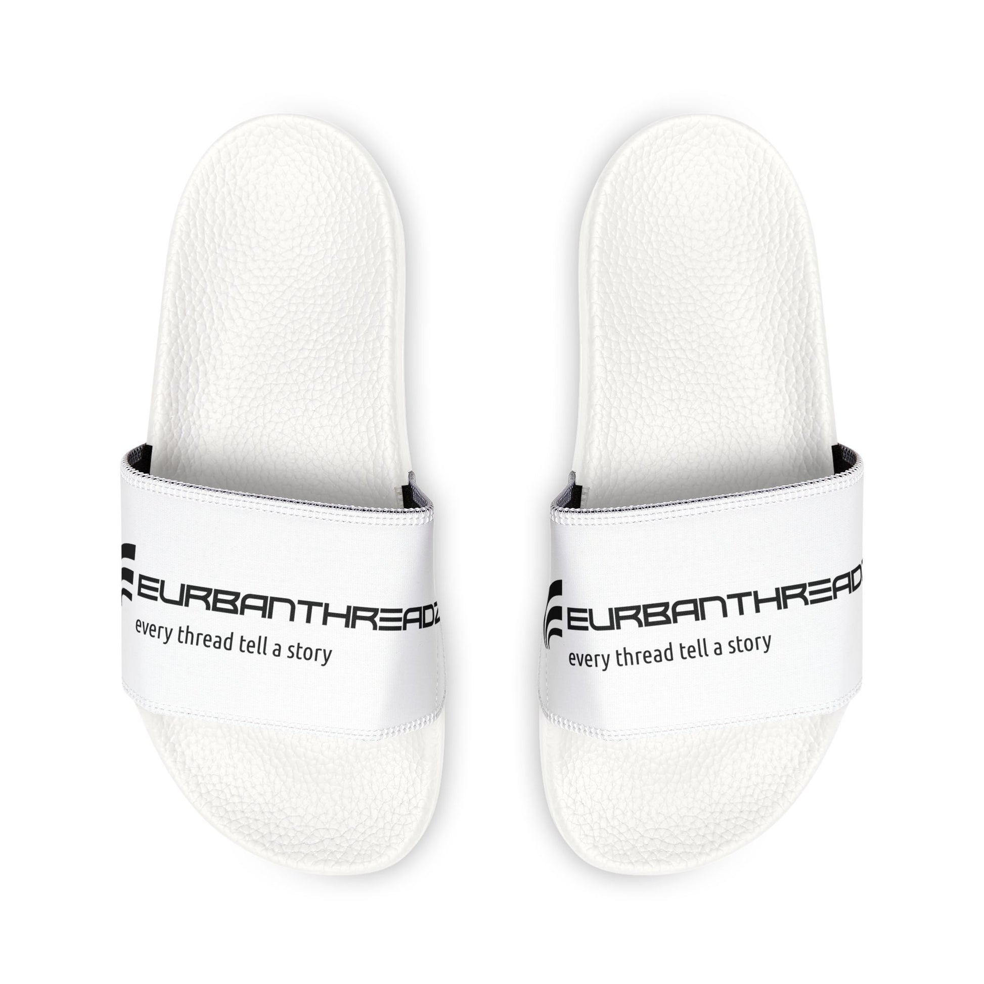 Youth Removable-Strap Sandals - Comfortable Summer Slides with Stylish Text - Eurbanthreadz