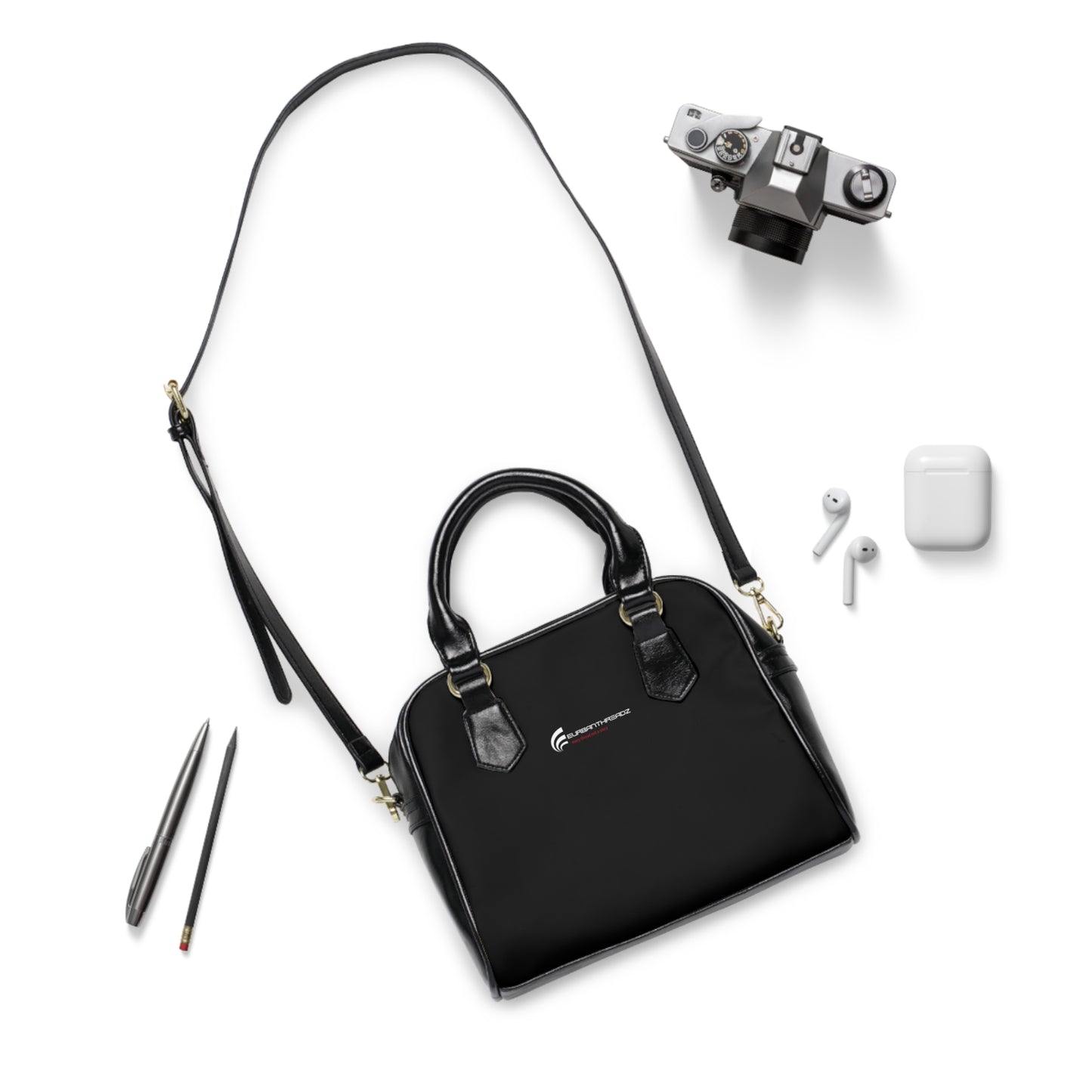 Stylish Black Shoulder Handbag for Everyday Use