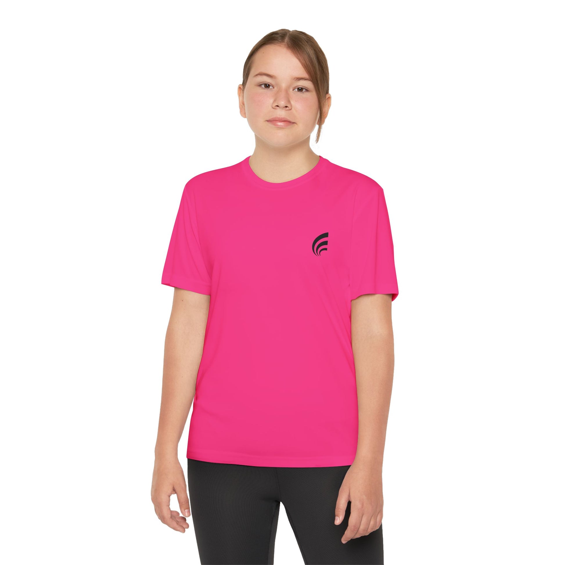 Youth Competitor Performance Tee - Lightweight Athletic Shirt for Active Kids - Eurbanthreadz