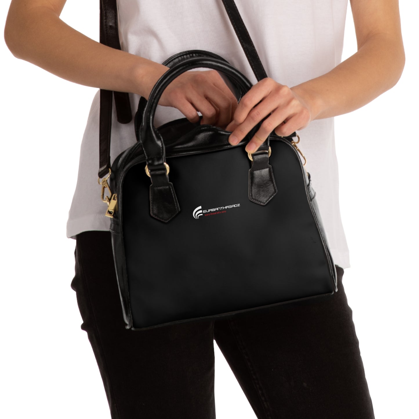 Stylish Black Shoulder Handbag for Everyday Use