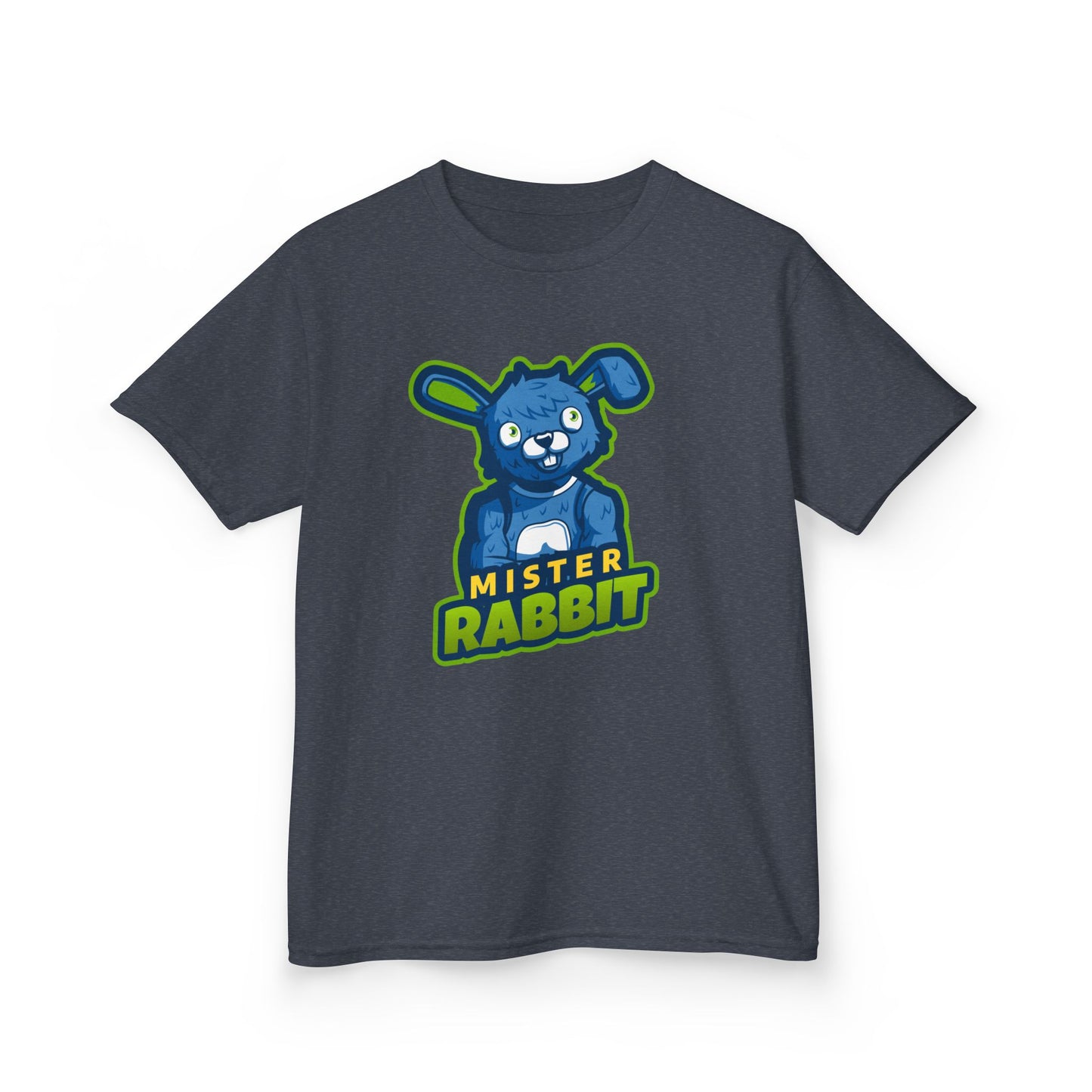 Mister Rabbit Kids Heavy Cotton Tee - Fun Graphic Tee for Playful Children - Eurbanthreadz