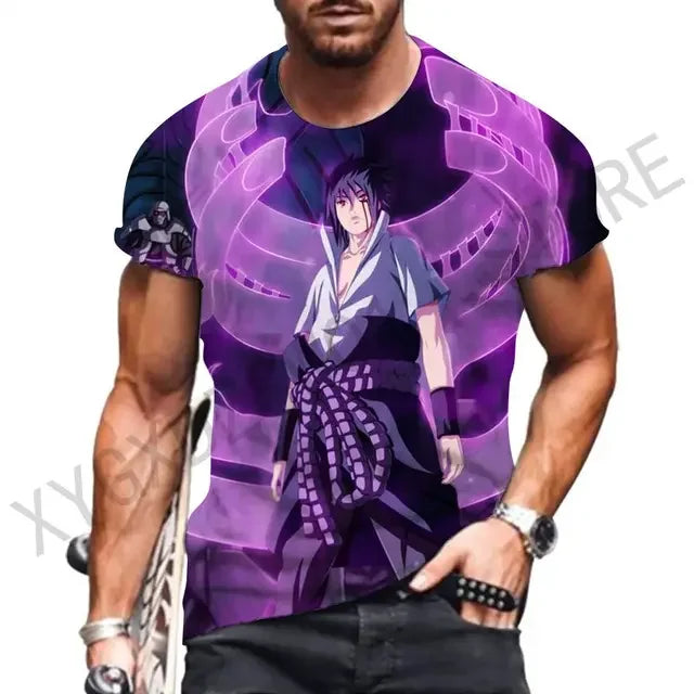 Men's T-shirt Hip Hop Tops Ninja Y2k Streetwear Harajuku Style Clothes Anime Gift Fashion Shirts New Essentials T-shirts 2023