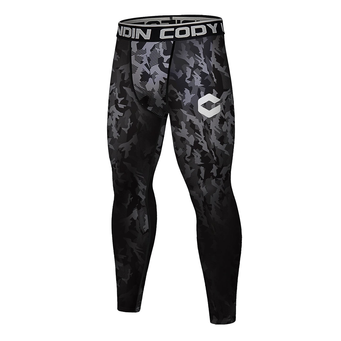 Camouflage Men's Compression Pants Athletic Leggings Non-Pocket Uv sun protection Riding Pants Stretch Gym Fitness Tights