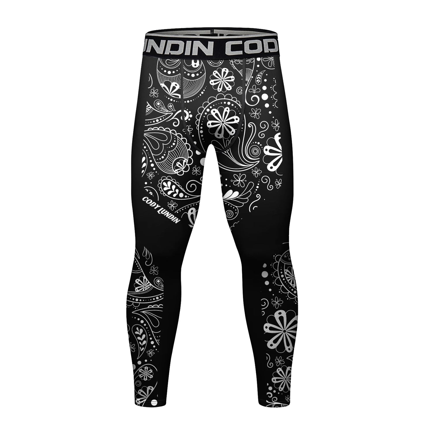 Cody Lundin Men's Training Tight Workout Pant Trousers Fitness Jiu Jitsu Bjj Compression Leggings High Elasticity Grappling Pant